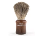 Pędzel do golenia z borsuka Barburys Walnut
