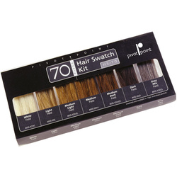 Pasemka do koloryzacji Hair Swatch 70 sztuk 7 poziomów koloryzacji PIVOT POINT